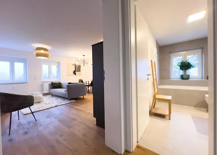 Apartmán Exklusives City-apartment I Stilvoll & Modern *